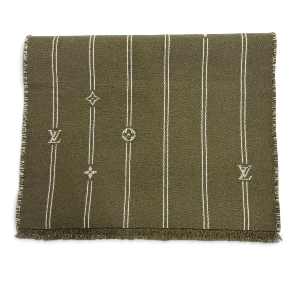 LOUIS VUITTON (Louis Vuitton) 2024 Model M90732 Monogram Stripes 100% Wool St...